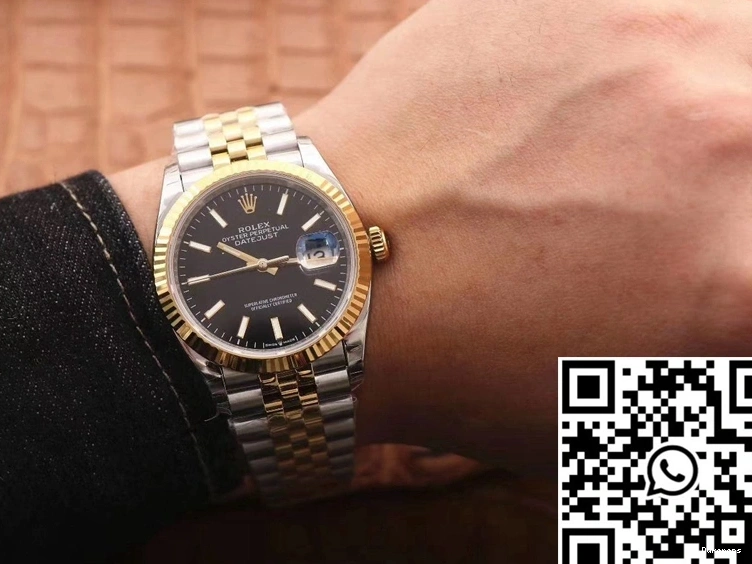 Dial EW Factory Datejust Rolex 126233 Black 1103